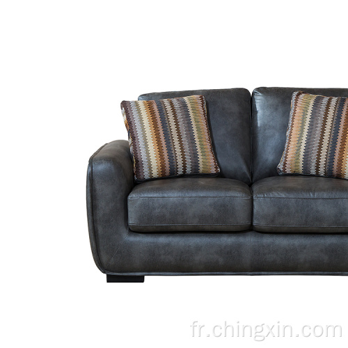 Sofa sectionnel définit un canapé de salon à deux places